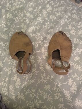 Well worn capezio half shoe
